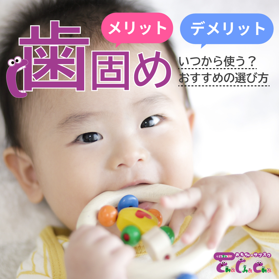 歯固めのメリット・デメリット｜いつから使う？対策方法とおすすめの選び方も解説