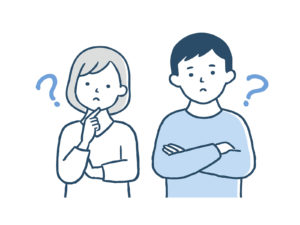 ずりばいやお座りについて悩んでいる夫婦